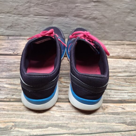 Nike running shoes pink blue light weight Flex Supreme TR2 sz 8.5 - Picture 3 of 7